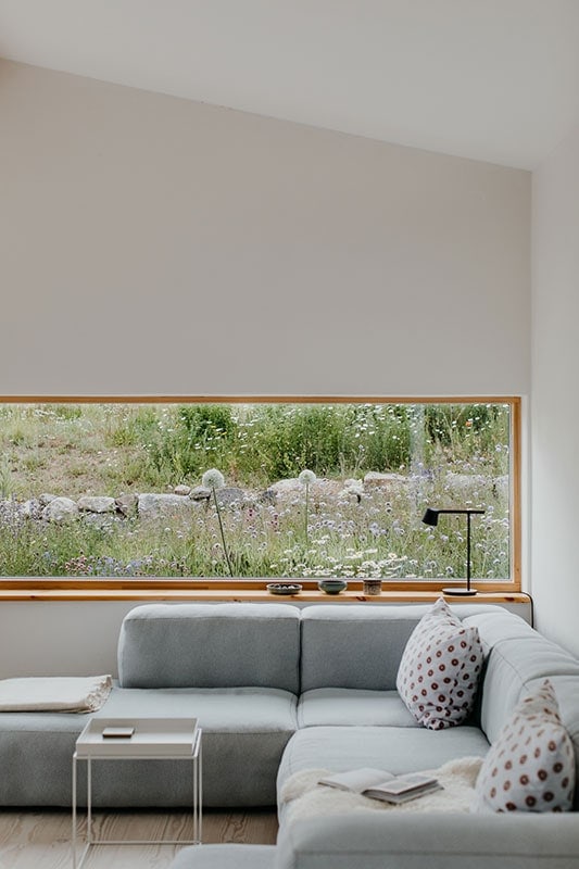 Ferienhaus Vielleichtnoch - Panoramafenster nach Westen