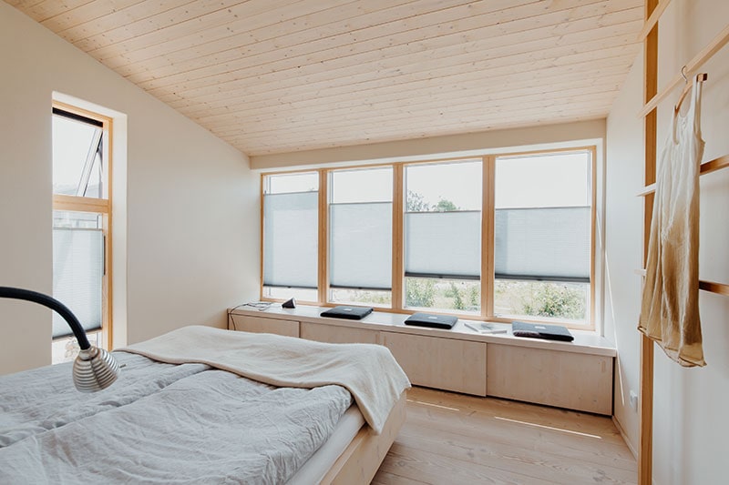 Ferienhaus Vielleichtnoch - Schlafzimmer Südseite